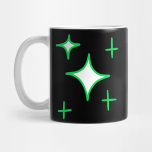 Green Sparkles Mug